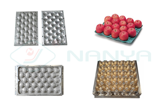 دستگاه ساخت دستگاه سینی تخم مرغ تولیدی گلدان تولید شده برای ساختن کارتن تخم مرغ 4000Pcs / H