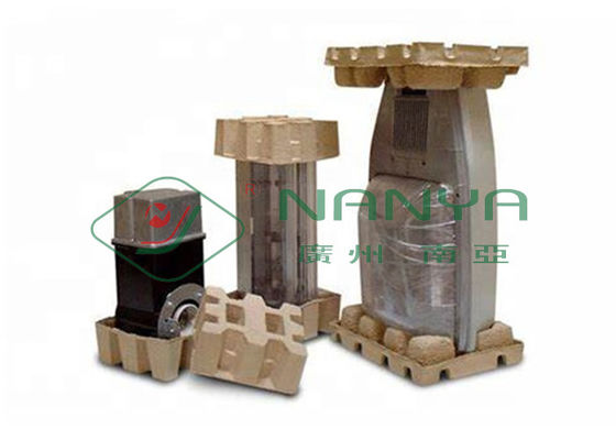 کاغذ بازیافت کارتن تخم مرغ دو چرخ غلتکی / دستگاه تخم مرغ کاغذ روغنی ماشین قالب گیری 1 سال ضمانت