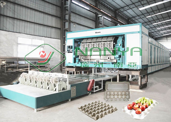PLC 70mm 30 سوراخ تخم مرغ سینی دستگاه قالب گیری سلول