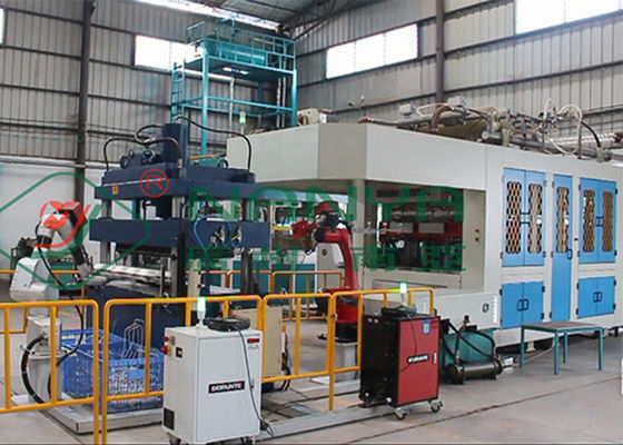 دستگاه قالب گیری پالپ اتوماتیک پودر کارد و چنگال پایدار