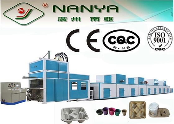 دستگاه گلدان ریخته گری شده تمام اتوماتیک بازیافت شده گلدان بذر تولید می کند